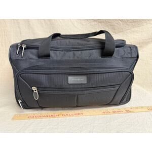 Eddie Bauer Travel Duffle Bag Black Carry On Weekender Gym Luggage Soft Case